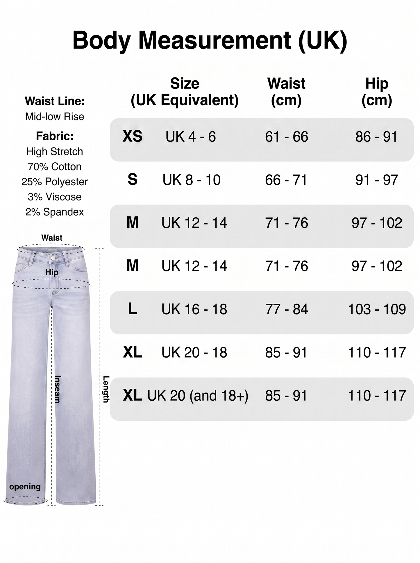 Draft & Cut - BBL Jeans