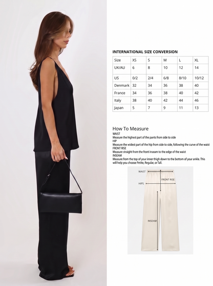 Draft & Cut - April Satin Pant